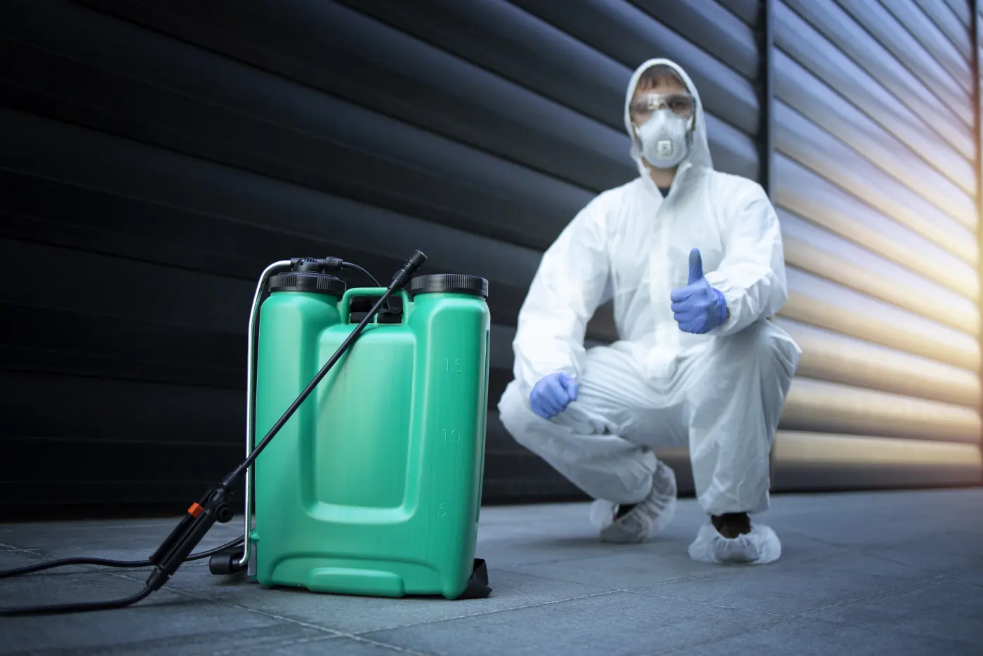 Lead pest control technician from LES SERVICES Extermination SD INC Montreal